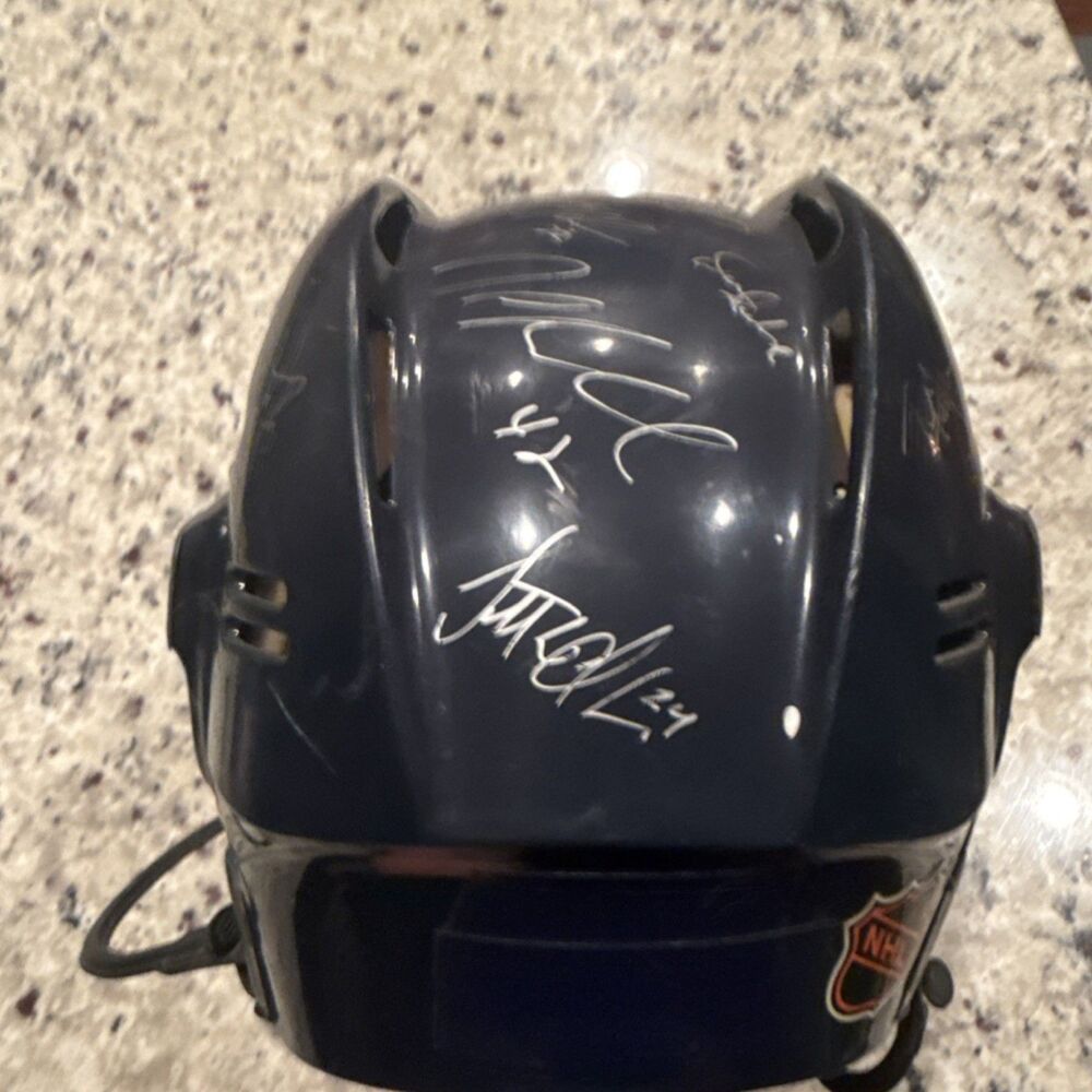 Nashville Predators Autographed Hockey Helmet 1999-2000 Original Team Signed - Picture 3 of 9